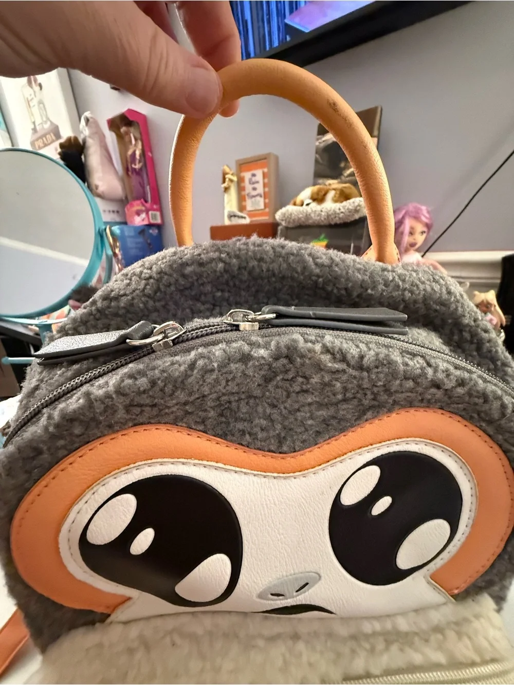 Star Wars Bioworld The Last Jedi Porg Sherpa Mini Backpack